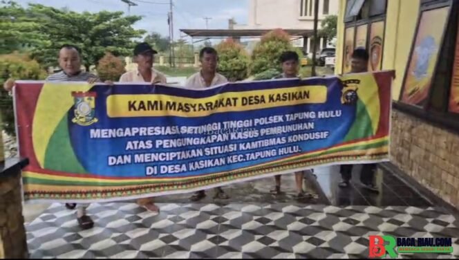 
					Warga Tapung Hulu Bersatu Apresiasi Kinerja Polsek! Kamtibmas Kondusif, Bukti Polri Dicintai Masyarakat!