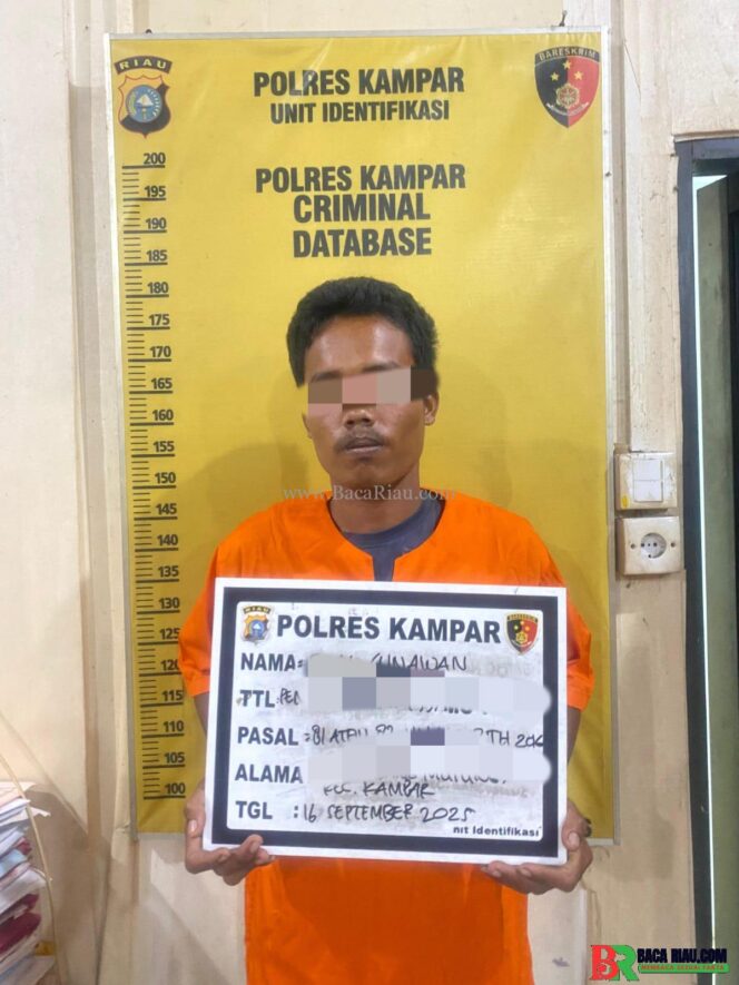 
					Pria 28 Tahun Cabuli Remaja Berulang Kali, Kini Pelaku di Bui di Polres Kampar