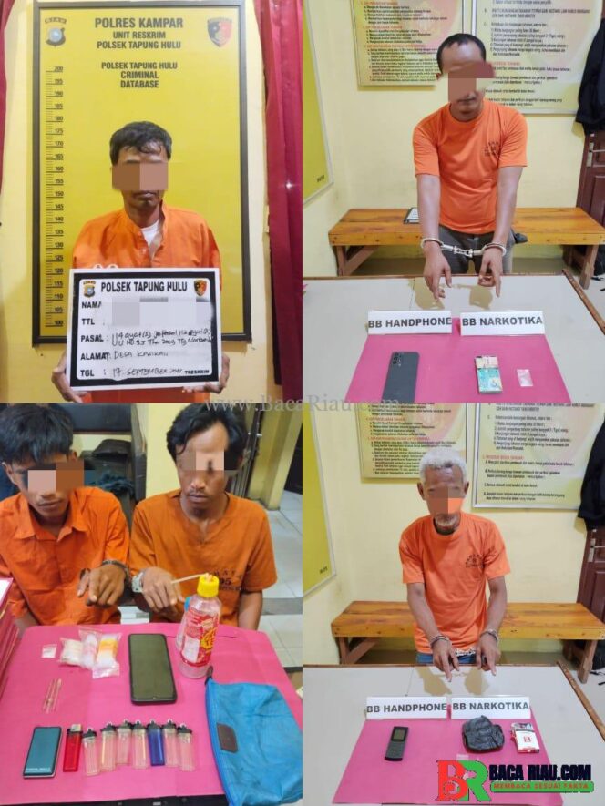 
					Tak Ada Ampun! Polres Kampar Kembali Gempur Narkoba, 5 Pelaku Diciduk dalam Operasi Antik