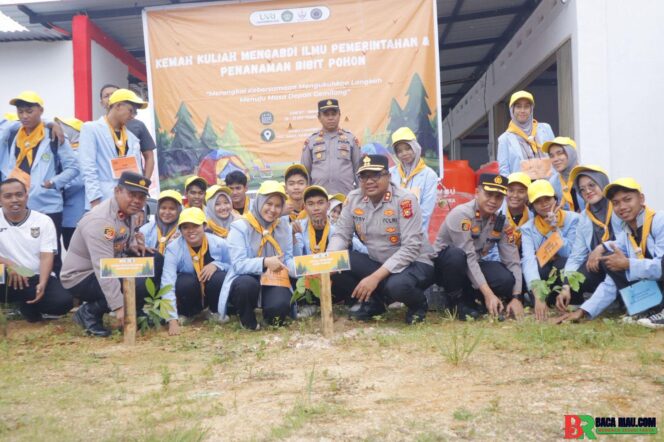 
					Green Policing Polres Kampar, Kapolres Ajak Mahasiswa UNRI Jadi Garda Terdepan Pelestari Lingkungan!