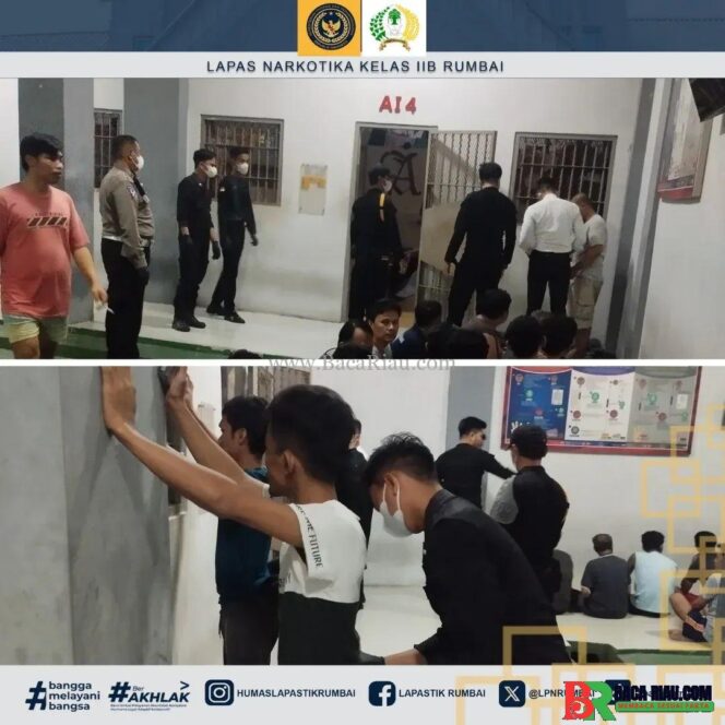 
					Lapas Narkotika Rumbai Terus Lakukan Razia Sinergis Dengan TNI-Polri