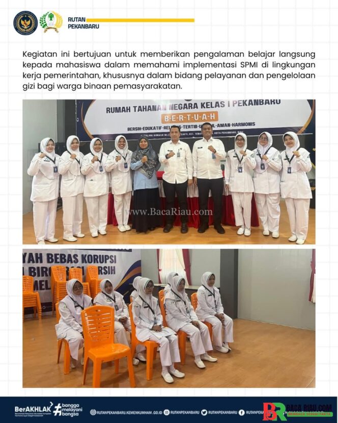 
					Rutan Pekanbaru Terima Mahasiswa Poltekkes Kemenkes Riau untuk Praktik SPMI