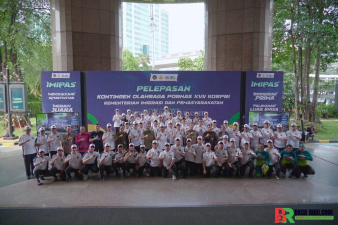 
					ASN Lapas Narkotika Rumbai Ikuti Pelepasan Kontingen Pornas XVII KORPRI Kemenimipas 2025