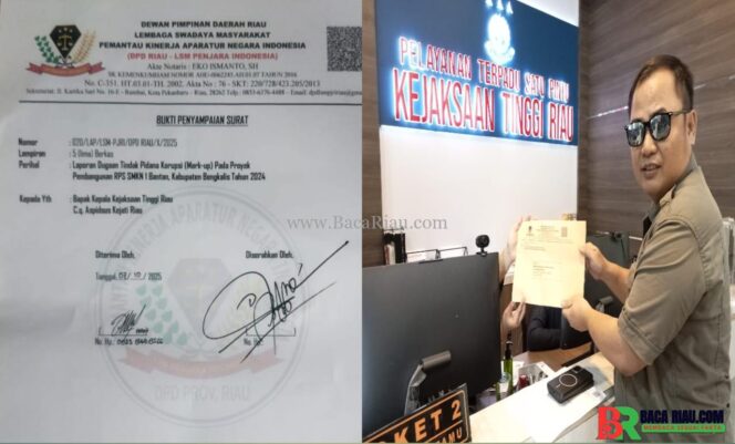 
					LSM Penjara Indonesia Desak Kejati Riau Usut Pembangunan SMKN 1 Bantan