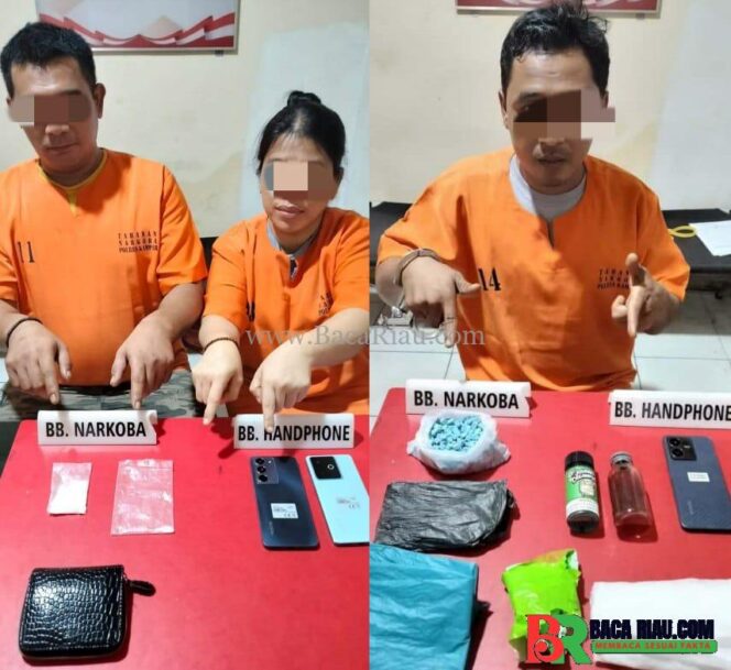 
					Satnarkoba Tangkap Suami Istri dan Seorang Pria, 16.09 Gram Sabu-sabu dan 600 Pil Ekstasi Diamankan!