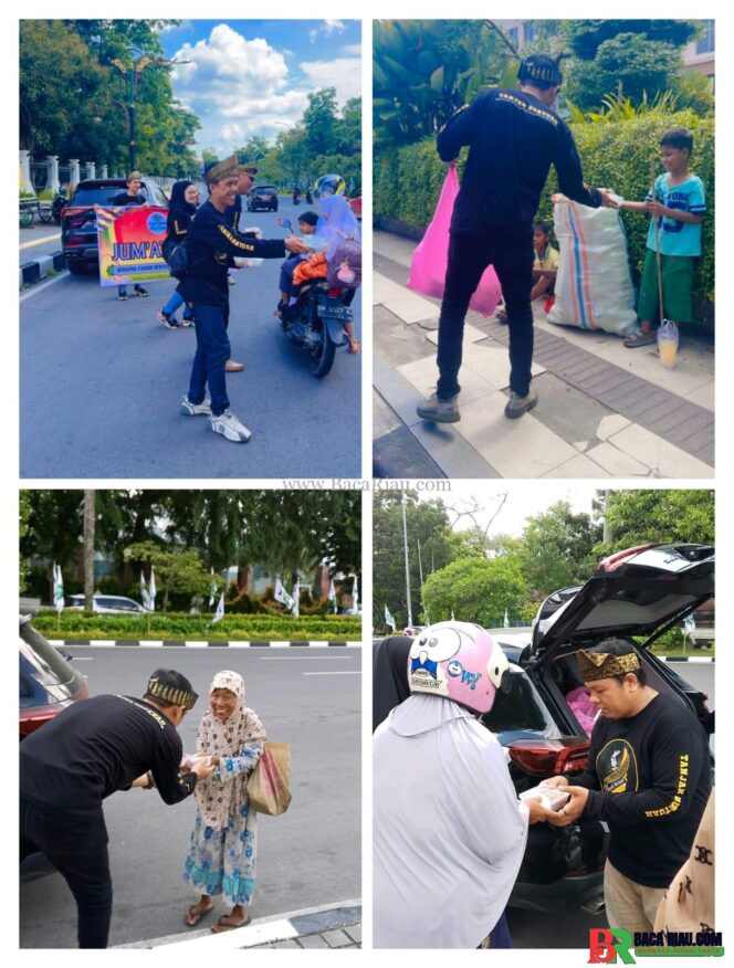 
					Peduli Sesama, Tanjak Bertuah Gelar Aksi Jumat Berkah di Dua Titik Kota Pekanbaru