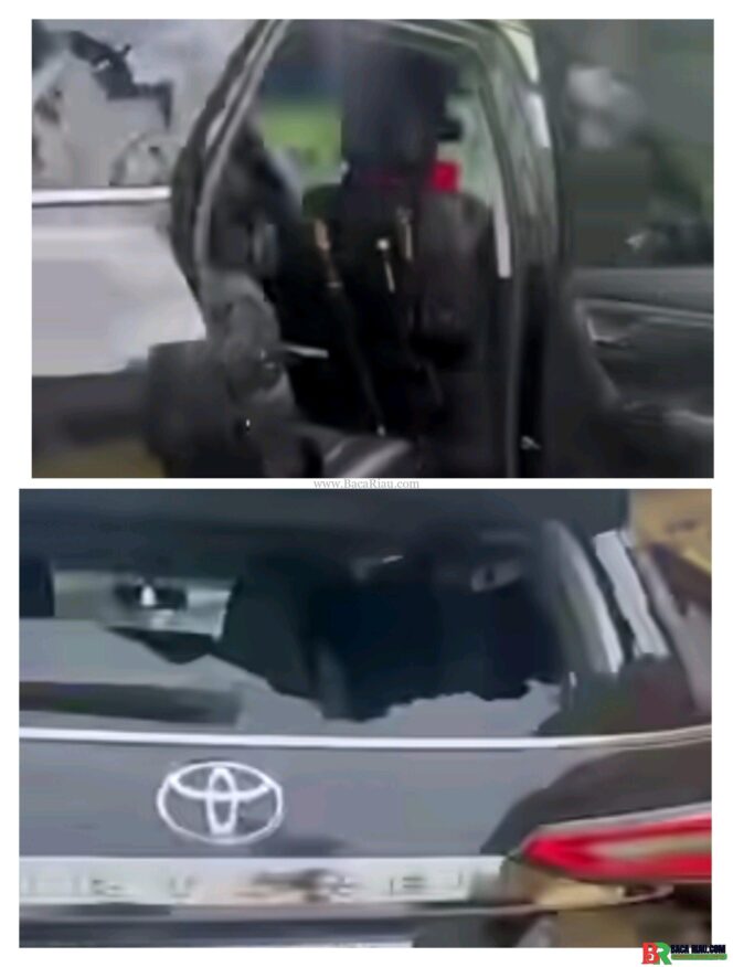 
					Penertiban PETI di Cerinti Ricuh,Mobil Yang Ditumpangi Kapolres  Menjadi Sasaran Anarkis 