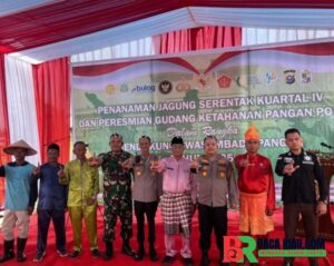 Kegiatan Tanam Raya Jagung Pipil Serentak Seluruh Indonesia Kuartal IV di Desa Lubuk Ogong Bandar Se Kijang