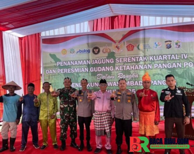 
					Kegiatan Tanam Raya Jagung Pipil Serentak Seluruh Indonesia Kuartal IV di Desa Lubuk Ogong Bandar Se Kijang