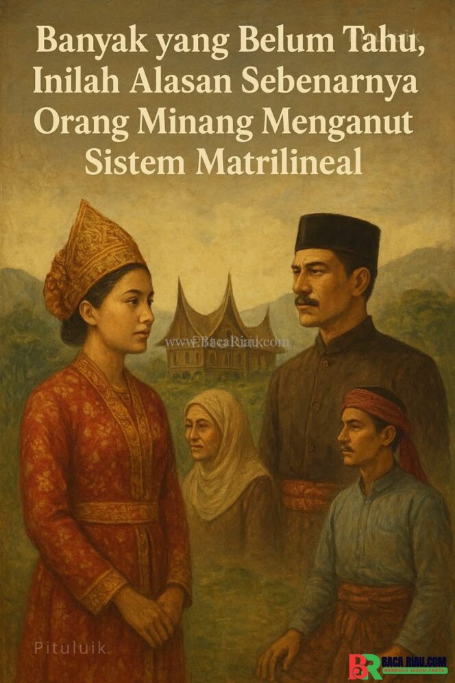 
					Banyak yang Belum Tahu, Inilah Alasan Sebenarnya Orang Minang Menganut Sistem Matrilineal