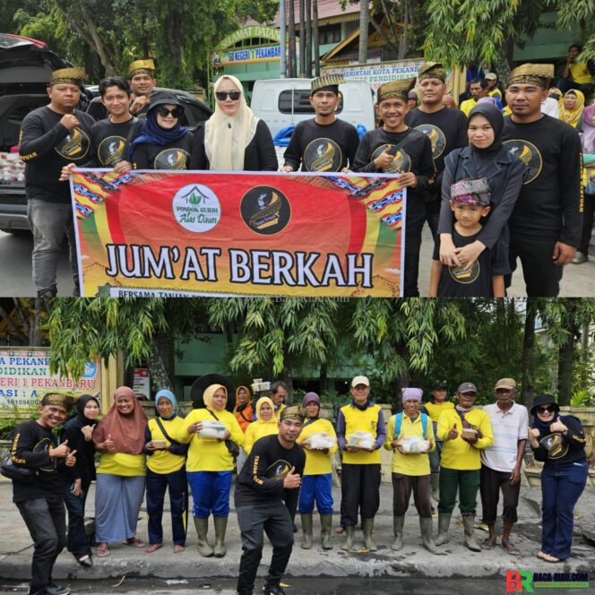 
					Jumat Berkah: Yayasan Tanjak Bertuah & PG Alas Daun Salurkan Ratusan Paket Sembako di Pekanbaru