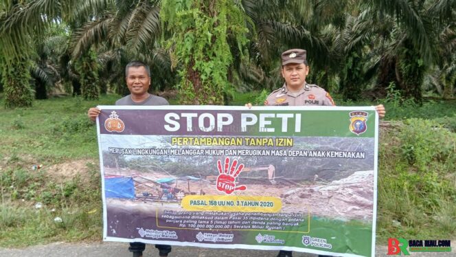 
					Polres Kuansing Serentak Gelar Sosialisasi Larangan PETI, Kapolres Tekankan Pentingnya Jaga Kelestarian Lingkungan