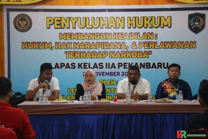 
					Pentingnya Bantuan Hukum Bagi Warga Binaan, LBH Keadilan Negeri Junjungan Bengkalis Berikan Penyuluhan Hukum Bagi WBP Lapas Pekanbaru