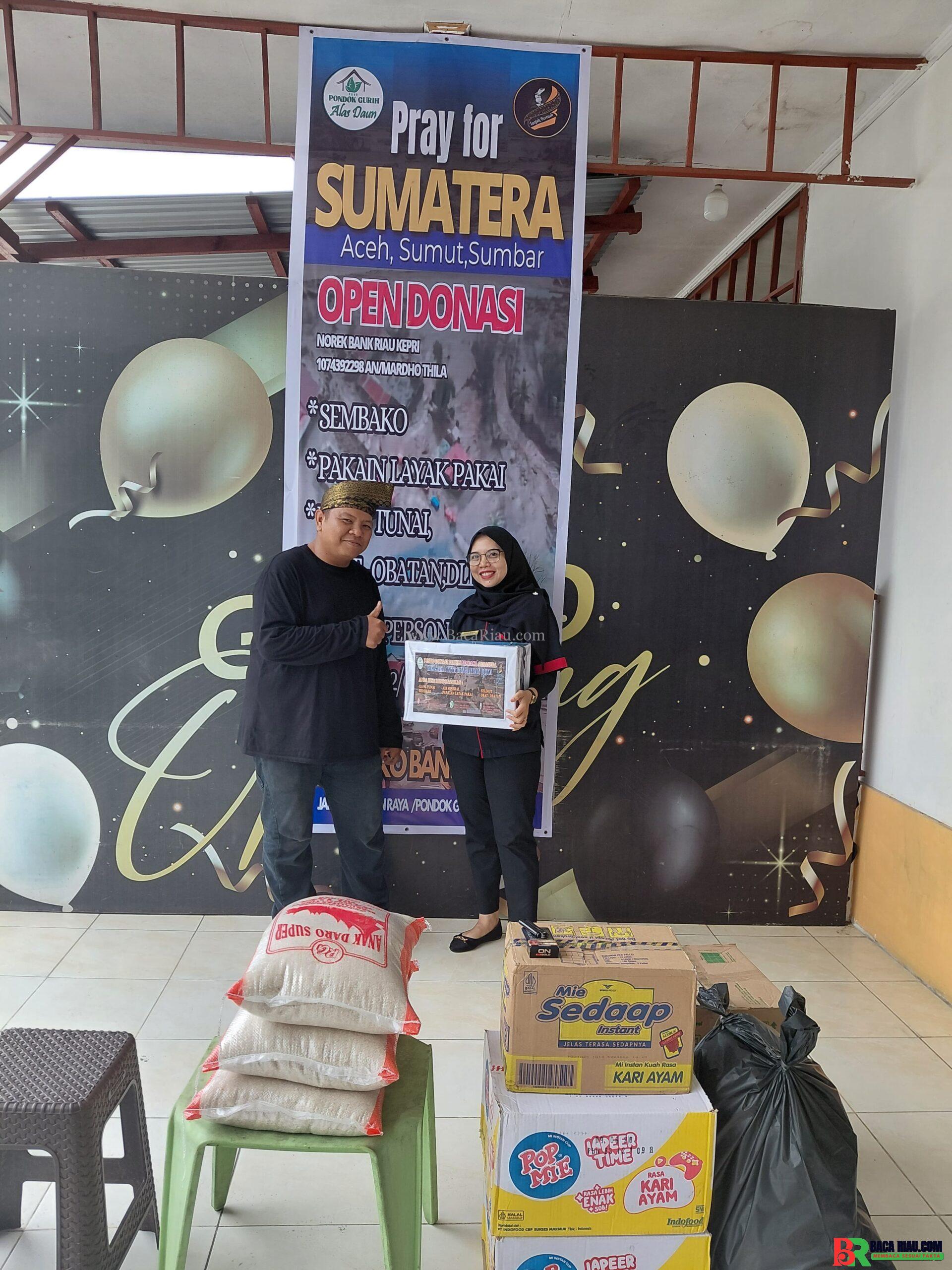 Yayasan Tanjak Bertuah dan Pondok Gurih Alas Daun Buka Open Donasi untuk Korban Bencana Sumatera    
