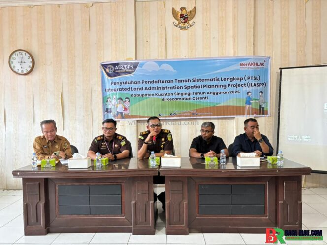 
					Sosialisasi PTSL Terintegrasi dalam kegiatan ILASPP Kabupaten Kuantan Singingi