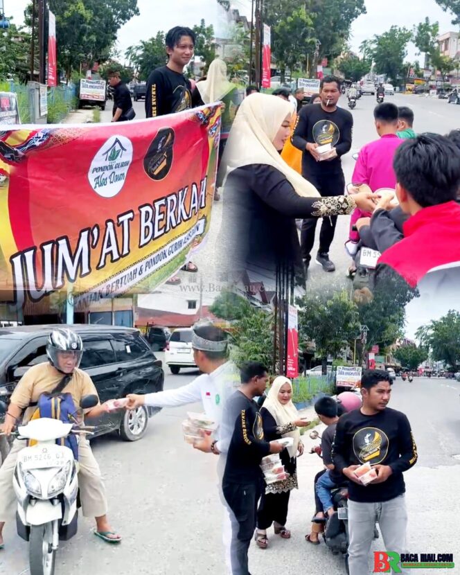 
					Jumat Berkah Jalan Imam Munandar: PGAD dan Tanjak Bertuah Salurkan 150 Paket Nasi untuk Warga