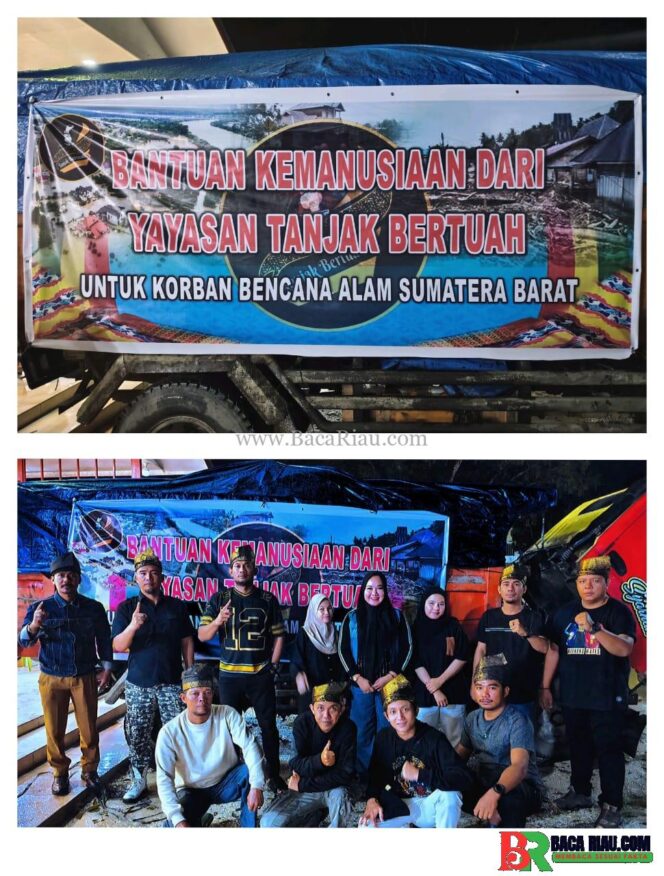 
					Satu Truk Kepedulian, Yayasan Tanjak Bertuah Turun Langsung Salurkan Donasi ke Sumatra Barat