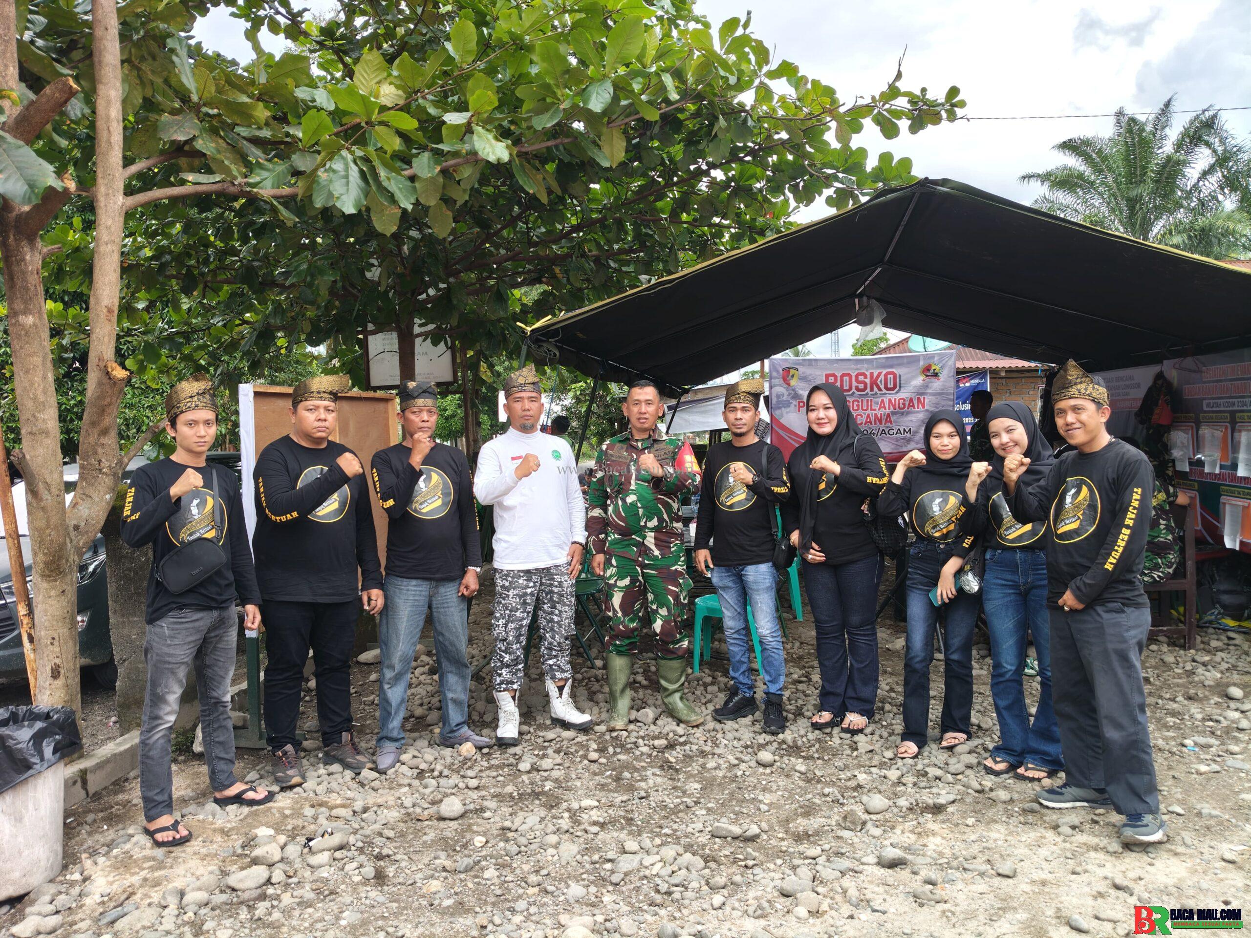 ‎Yayasan Tanjak Bertuah Apresiasi Dandim 0304/Agam atas Dukungan dan Prioritas Penyaluran Bantuan ke Lokasi Bencana