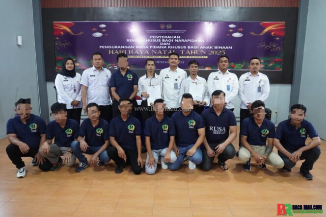 
					Rutan Kelas I Pekanbaru Berikan Remisi Khusus Natal 2025 kepada 77 Narapidana