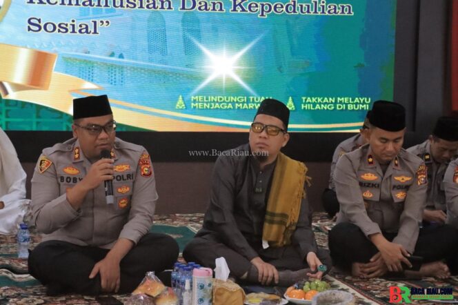 
					Isra Mi’raj di Polres Kampar, Kapolres Ajak Personel Tingkatkan Ketakwaan, Berikan Kepedulian Sosial