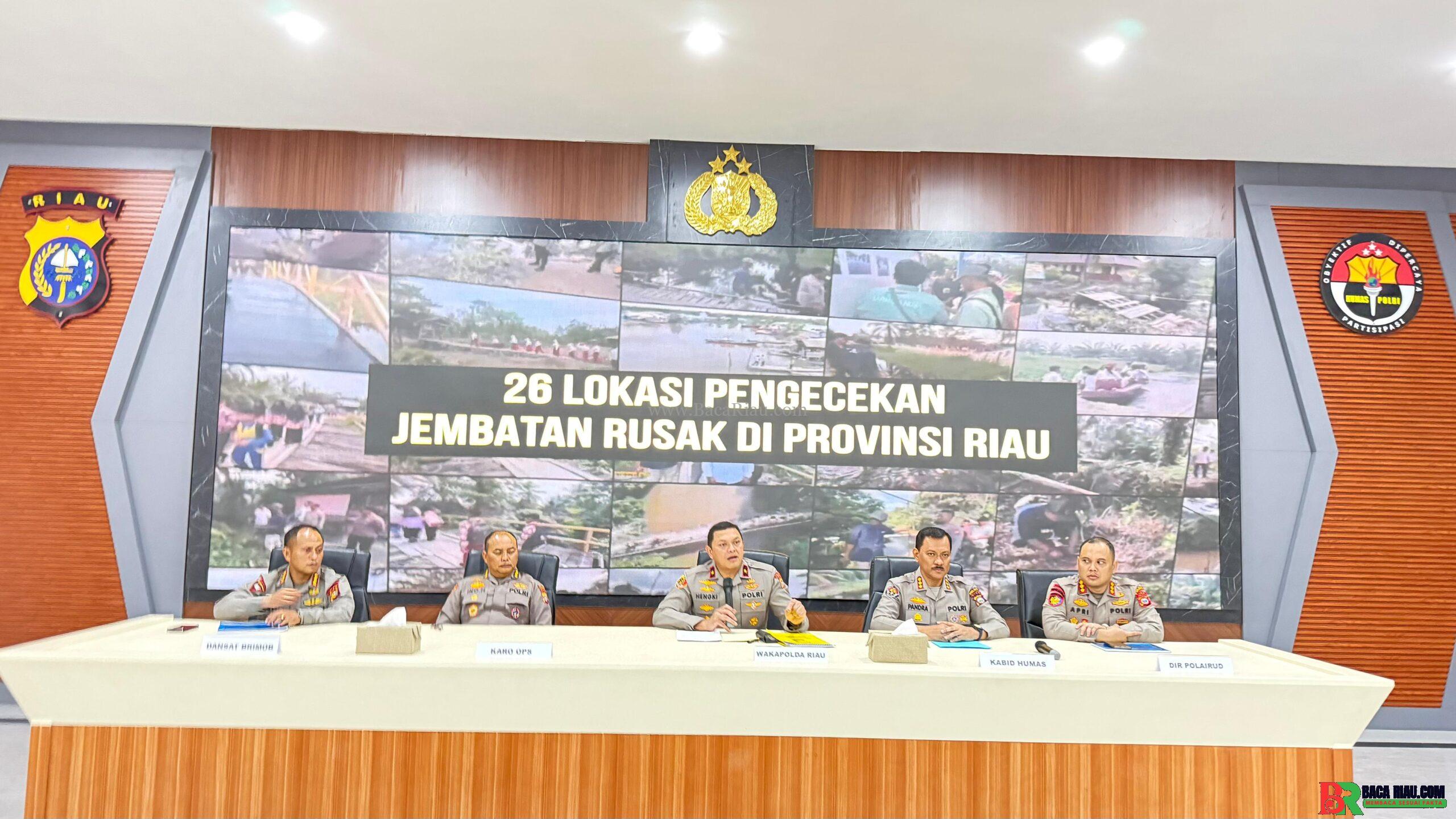 Polda Riau Bangun 26 Jembatan Merah Putih Presisi di Daerah Terpencil