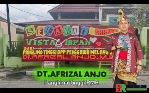 Panglima Tinggi PMR,Dt Afrizal Anjo Berikan Ucapan Selamat Menempuh Hidup Baru Untuk M.Irfan Dt laksmana