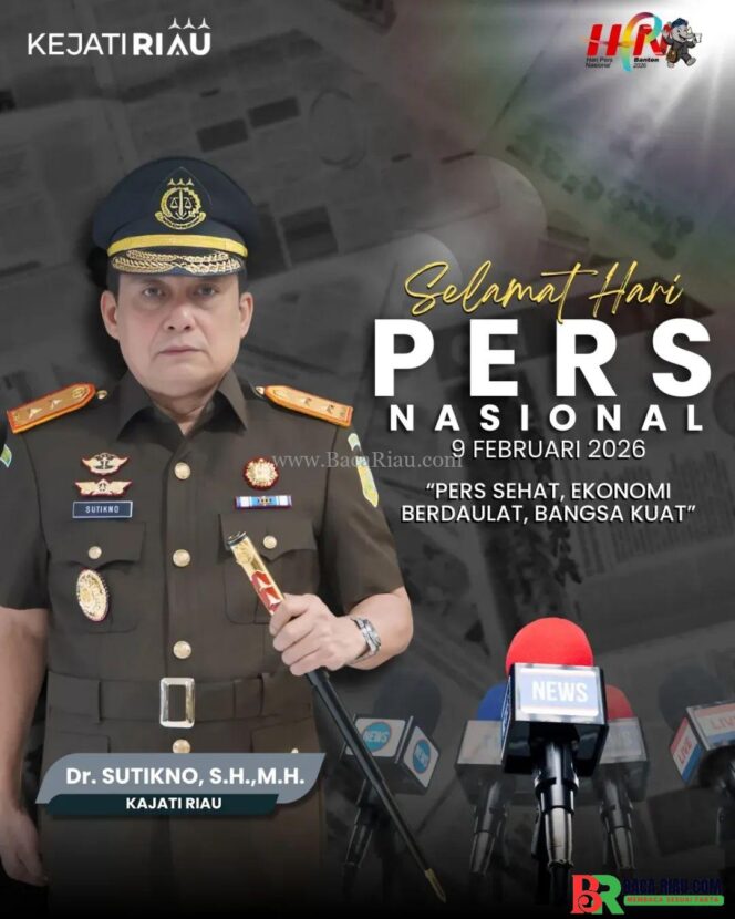 
					Hari Pers Nasional,Kajati Riau Berikan Ucapan Selamat 