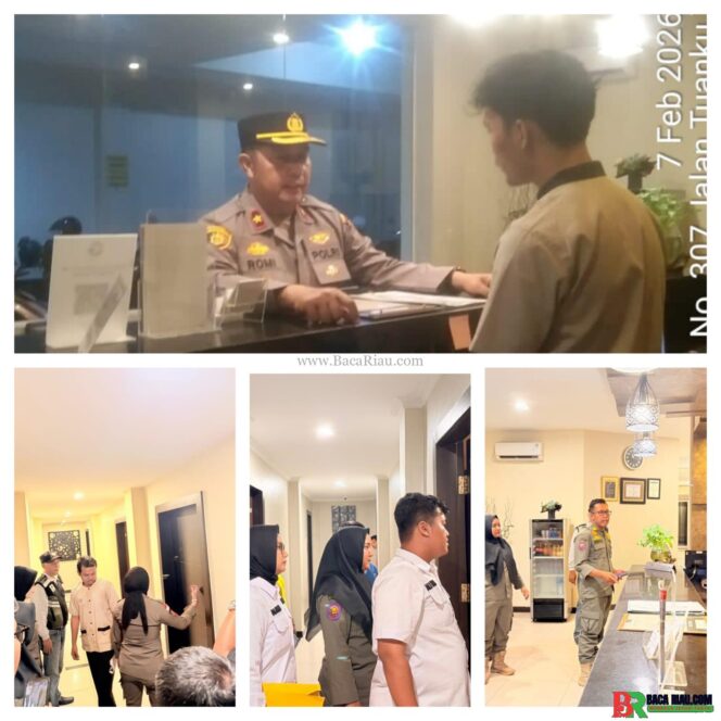 
					Kapolsek Sukajadi bersama Camat dampingi Satpol PP Razia Hotel dan Kosan menjelang Ramadhan