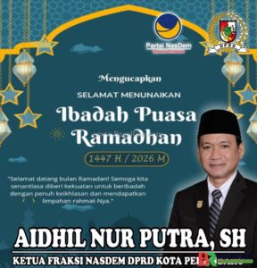 Hari Ke-2 Bulan Suci Ramadhan 1447 H,Aidil Nur Putra, SH: Ramadhan Sebagai Momentum Meningkatkan Keimanan dan Ketaqwaan