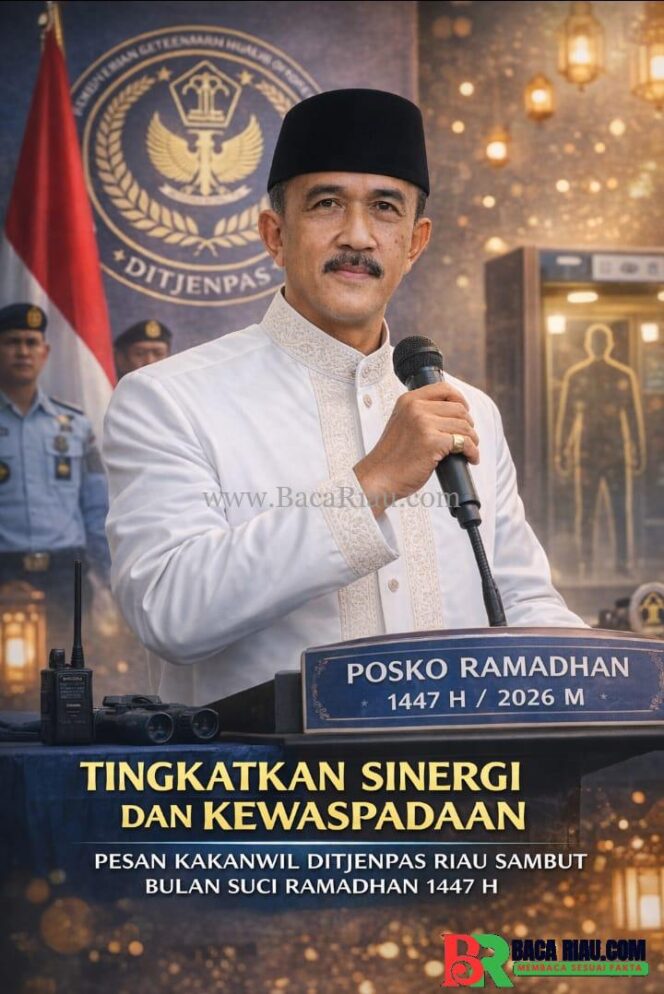 
					TINGKATKAN SINERGI DAN KEWASPADAAN, PESAN KAKANWIL DITJENPAS RIAU SAMBUT BULAN SUCI RAMADHAN 1447 H