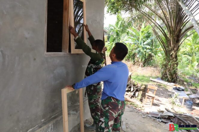 
					TMMD ke-127 Pacu Renovasi RTLH di Tenayan Raya, Pekerjaan Capai 74 Persen