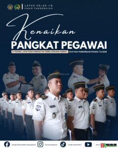 21 Pegawai Lapas Pasir Pangarayan Terima Kenaikan Pangkat, Satu Raih Penghargaan Pegawai Teladan