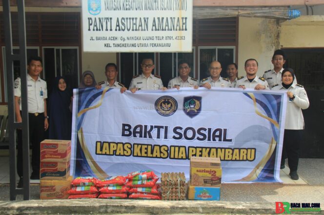 
					Berbagi di Bulan Suci, Lapas Pekanbaru Gelar Bakti Sosial di Dua Panti Asuhan