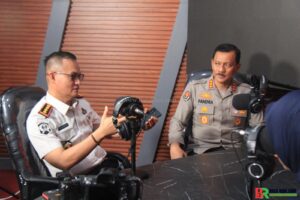 Wujudkan Kolaborasi Positif, Kepala Lapas Pekanbaru Sambangi Kabid Humas Polda Riau