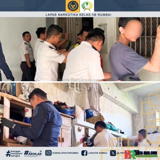 
					Lapas Narkotika Rumbai Gelar Razia Rutin Pada Blok Hunian