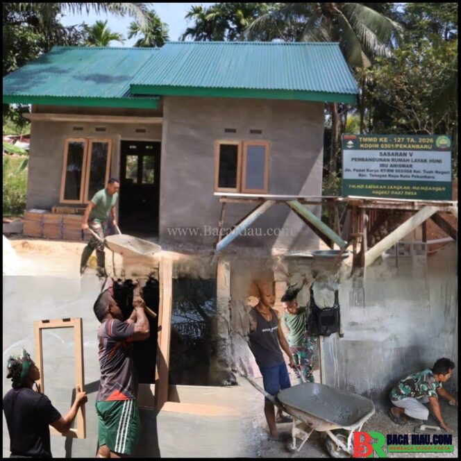 
					Sentuhan TMMD Hadirkan Harapan Baru di Rumah Ibu Anismar, Progres RTLH Capai 83 Persen