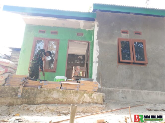 
					Warna Harapan Menghiasi Rumah Almarhum Yudarfis, Progres RTLH TMMD di Pekanbaru Capai 85 Persen