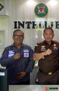 Ketum DPP Solidaritas Wartawan Indonesia Silahturahmi ke Kejari Rokan Hulu