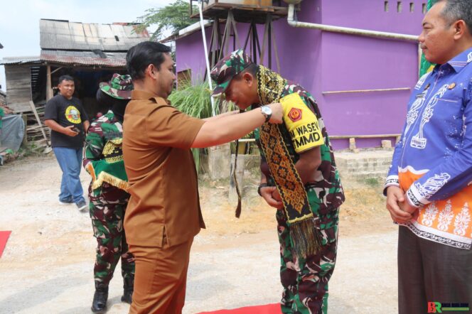 
					Tim Wasev Tinjau Langsung Progres TMMD ke-127 Kodim 0301/Pekanbaru di Tenayan Raya