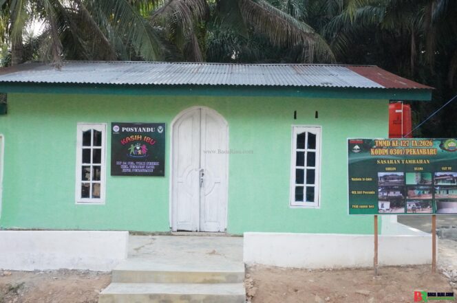 
					Wajah Baru Posyandu Kasih Ibu, Hasil Kerja Satgas TMMD dan Warga Capai 100 Persen