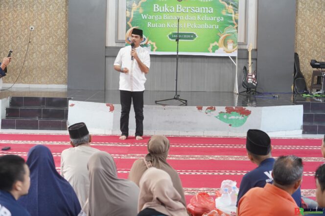 
					Pererat Silaturahmi, Rutan Pekanbaru Gelar Buka Puasa Bersama Warga Binaan dan Keluarga