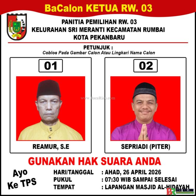 
					Sosok Aktif dan Peduli, Sepriadi “Piter” Siap Rebut Hati Warga di Pemilihan RW 03 Sri Meranti