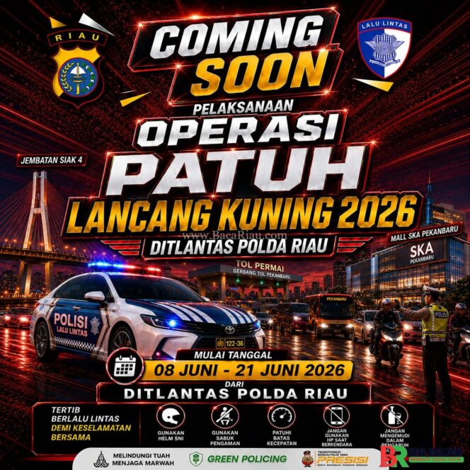
					14 Hari Operasi Patuh Lancang Kuning 2026, Saatnya Pengendara Lebih Disiplin di Jalan