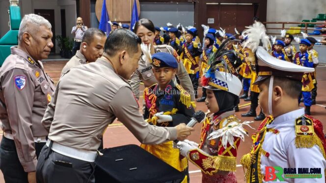 
					Korlantas Polri Apresiasi Pembinaan Polisi Cilik di Riau, Lahirkan Generasi Pelopor Keselamatan