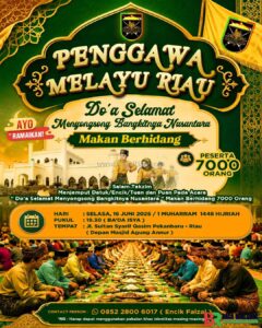 Makan Berhidang Penggawa Melayu Riau Hadirkan 7.000 Peserta, Perkuat Silaturahmi dan Marwah Melayu