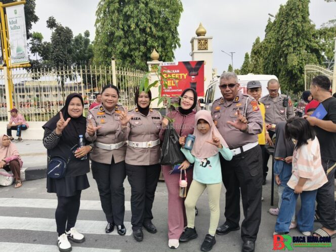 
					Jelang Hari Bhayangkara ke-80, Ditlantas Polda Riau Gencarkan Kampanye Keselamatan Berlalu Lintas dan Green Policing di CFD Pekanbaru