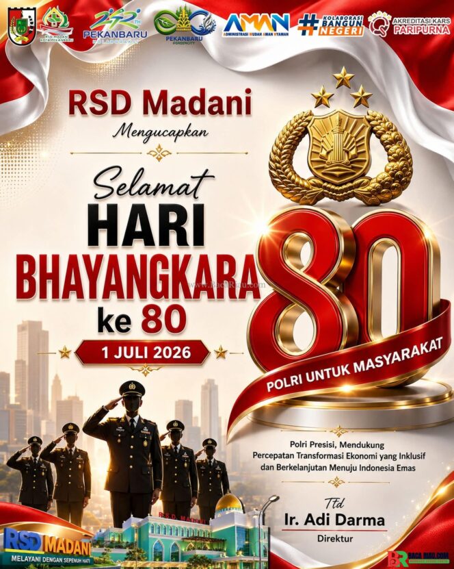 
					RS Madani Apresiasi Perjalanan 80 Tahun Polri, Ir. Adi Darma: Teruslah Mengabdi untuk Bangsa