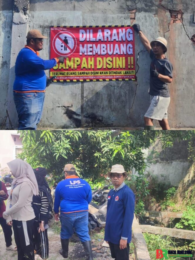 
					Sinergi Lurah, LPS, Mahasiswa KKN UNRI dan Warga Tertibkan Sampah Ilegal di Tirta Siak