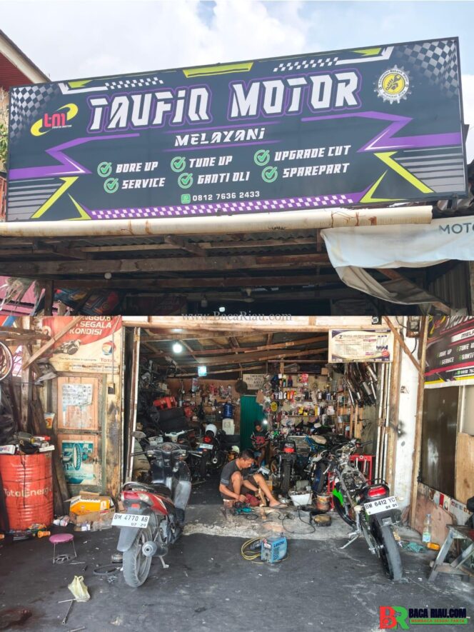 
					Taufiq Motor, Bengkel Andalan di Pekanbaru, Siap Layani Servis Semua Merek Motor
