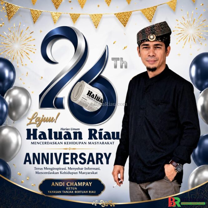 
					Seperempat Abad Lebih Berkarya, Haluan Riau Terus Melaju